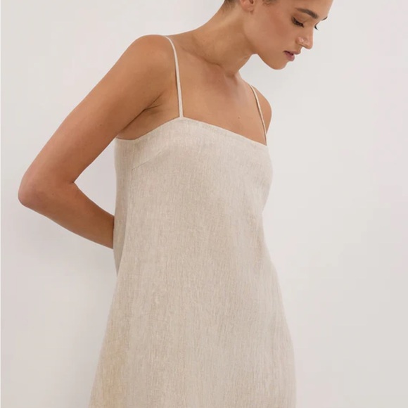 Dissh JEM NATURAL LINEN MAXI DRESS size 2 - Picture 2 of 10